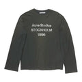 ACNE Distressed cotton-blend jersey T-shirt in Black